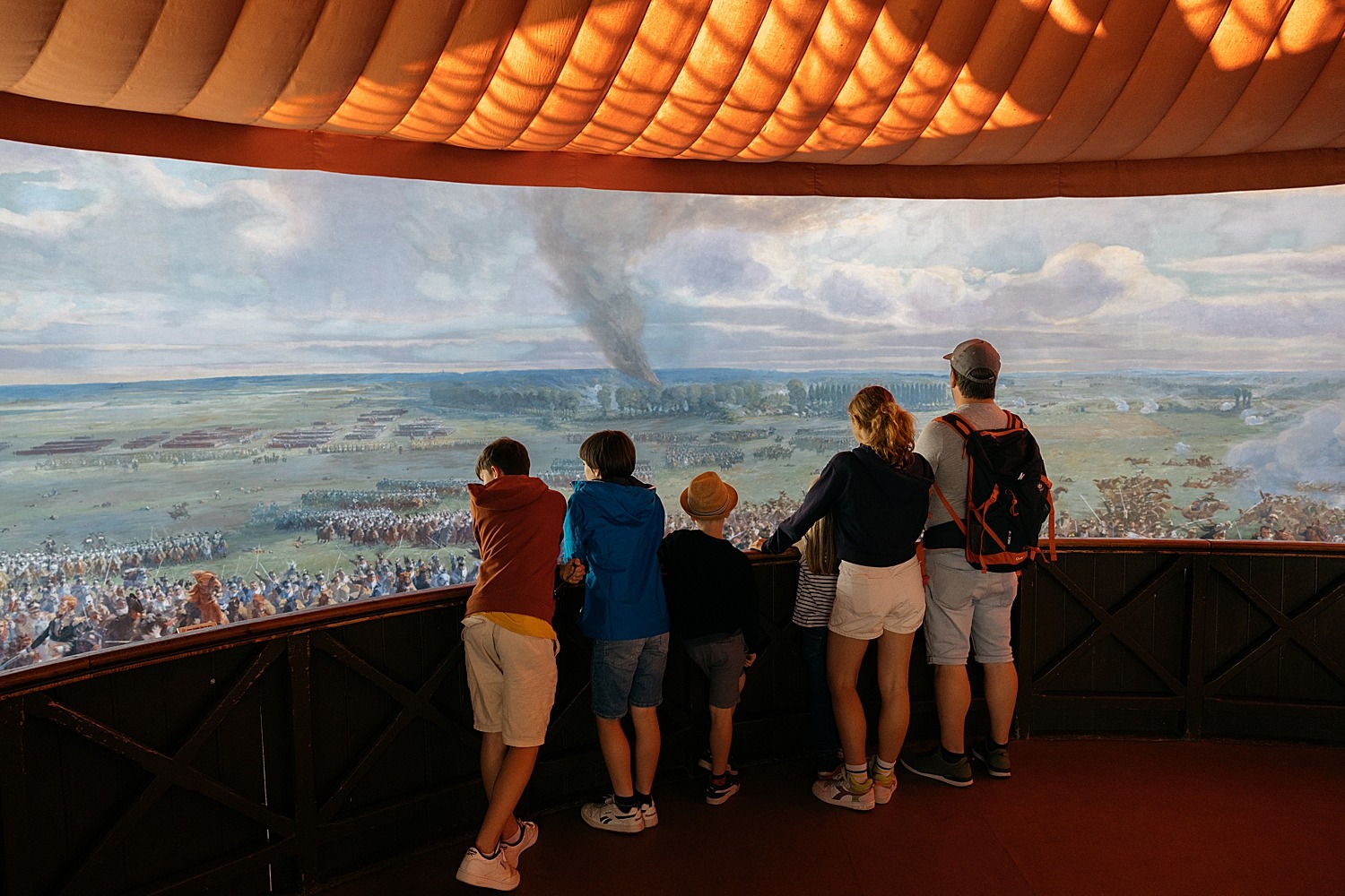 Domaine bataille de Waterloo butte de Lion Musée Napoléon Brabant wallon historique reconstitution Belgique 