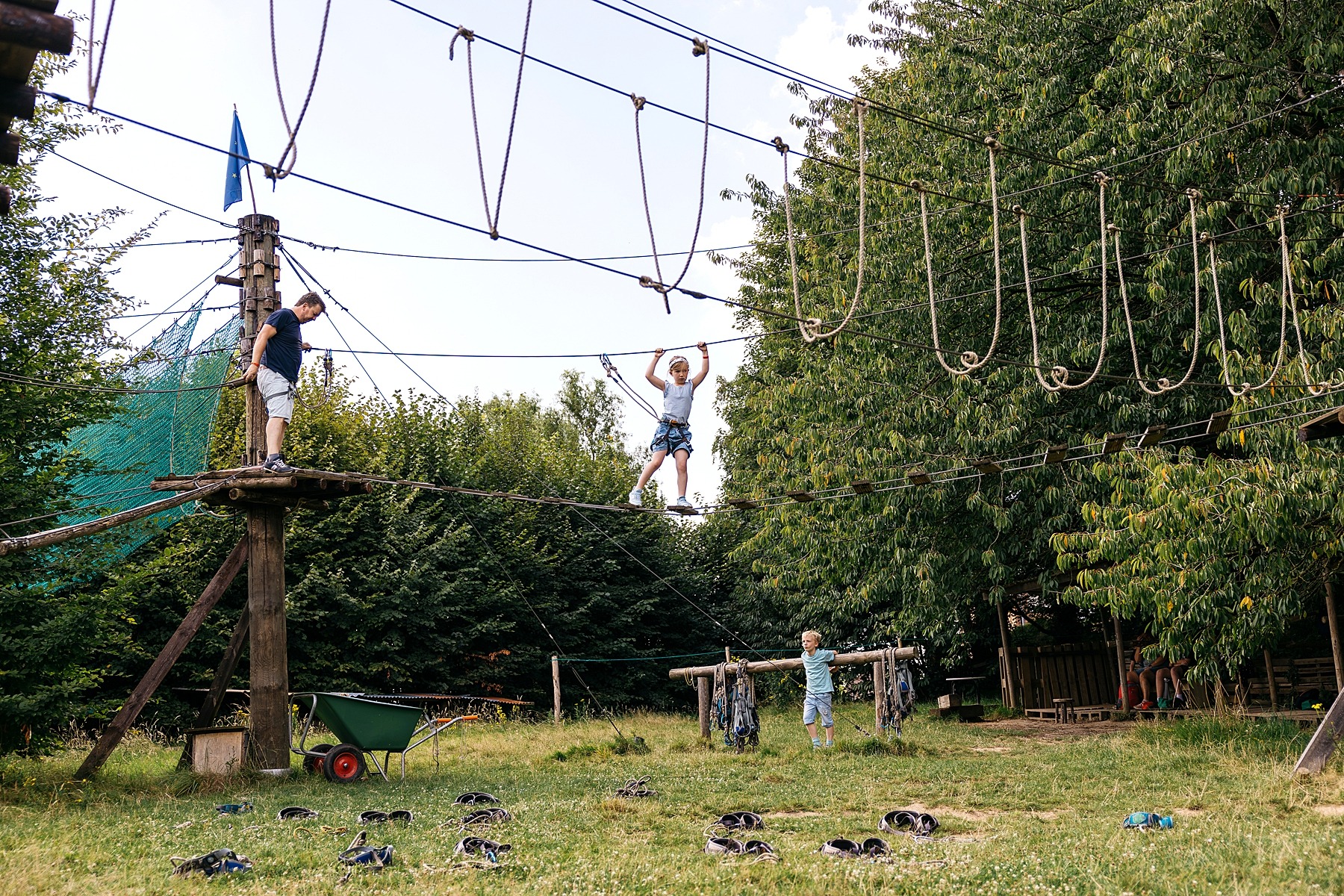 Sortilège betovering bruxelles accrobranche forêt aventure famille nature médiéval jeu de piste belgique 