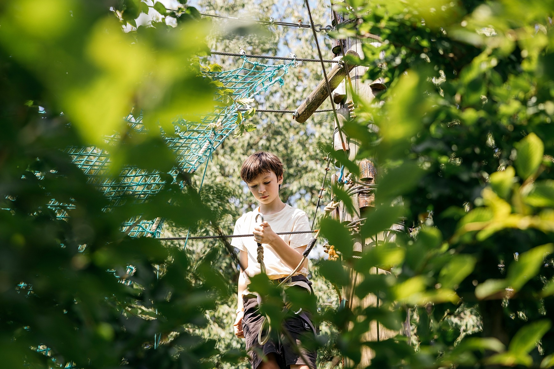 Sortilège betovering bruxelles accrobranche forêt aventure famille nature médiéval jeu de piste belgique 