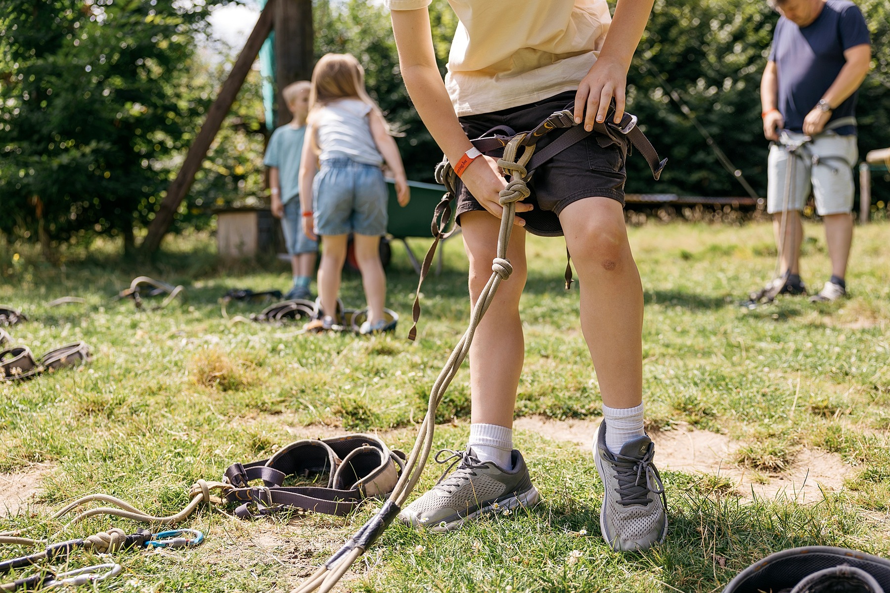 Sortilège betovering bruxelles accrobranche forêt aventure famille nature médiéval jeu de piste belgique 