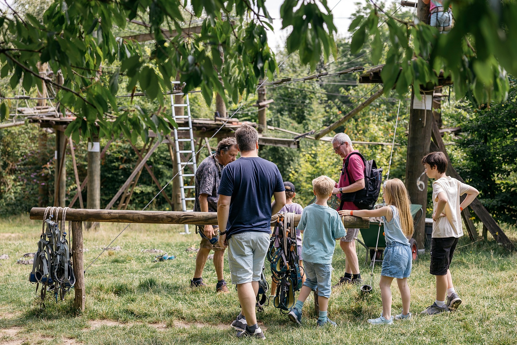 Sortilège betovering bruxelles accrobranche forêt aventure famille nature médiéval jeu de piste belgique 