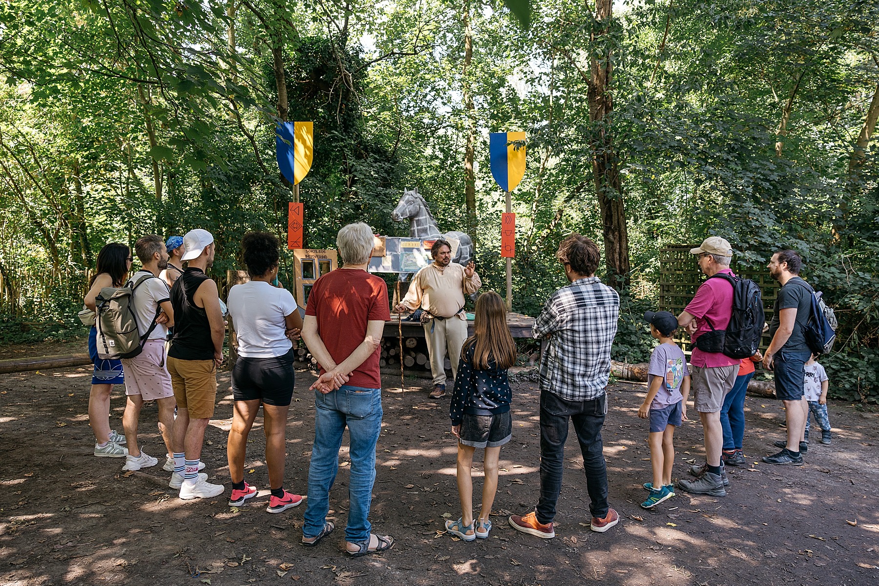 Sortilège betovering bruxelles accrobranche forêt aventure famille nature médiéval jeu de piste belgique 