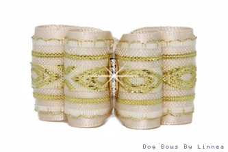 Cream Gold Diamond X