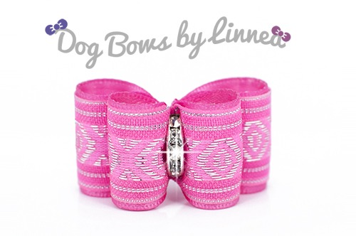 Pink Silver Diamond X