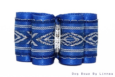 Royal Blue Silver Diamond X