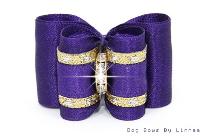 Liberty Purple Satin w/ Gold Edge