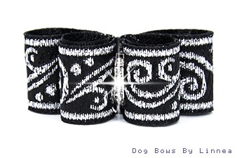 Black & Silver Jacquard