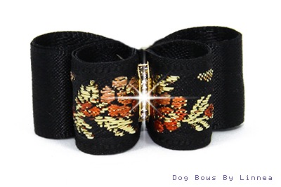 Metallic Floral Jacquard Orange