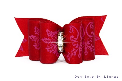 Red Satin w/ Pink Arabesque
