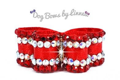 Puppy ~ Red Satin w/ Sparkle