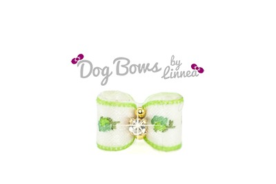 Floral Satin Green