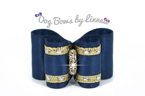 Classic Gold Satin Blueberry