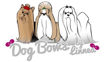 Dog Bows by Linnea - Dog Bows for Shih Tzu, Maltese and Yorkshire