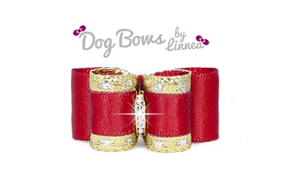 Classic Gold Satin Red