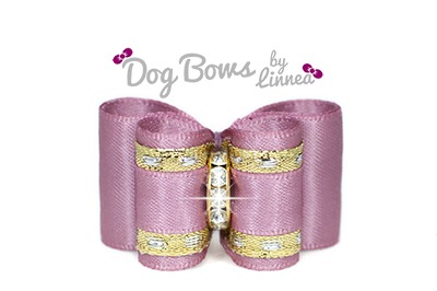 Classic Gold Satin Rosy Mauve