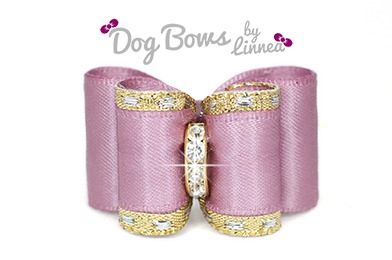 Classic Gold Satin Rosy Mauve