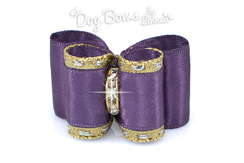 Classic Gold Satin Amethyst
