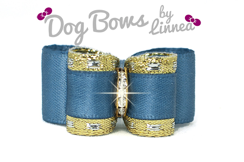 Classic Gold Satin Antique Blue