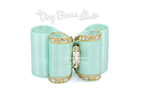 Classic Gold Satin Aqua