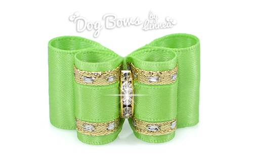 Classic Gold Satin Flash Green