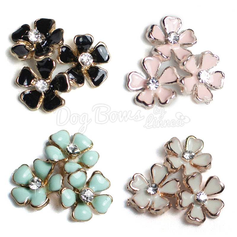 Floral Topknot Bling