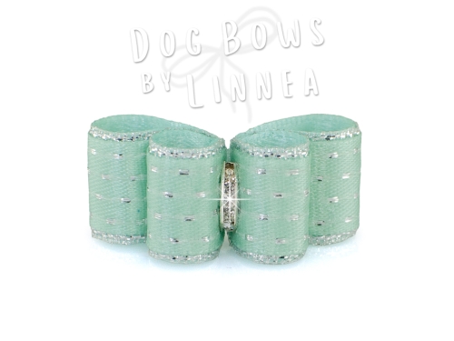 Mint Shimmer Dot Silver