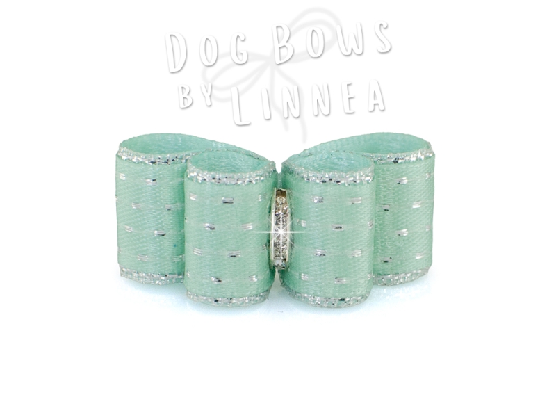 Mint Shimmer Dot Silver