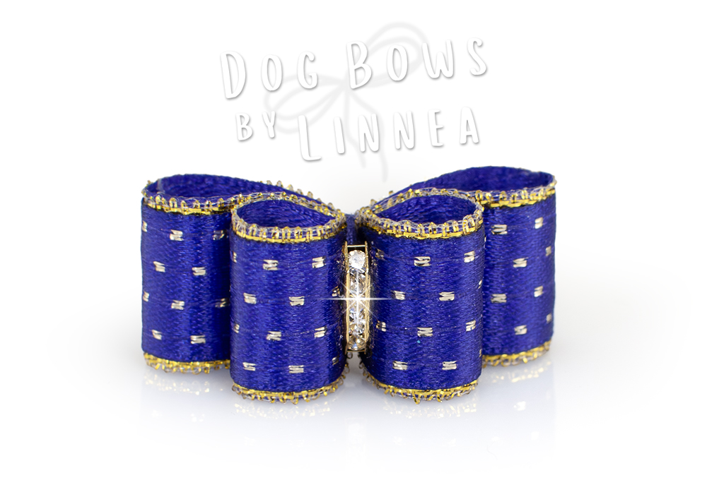 Regal Purple Shimmer Dot Gold
