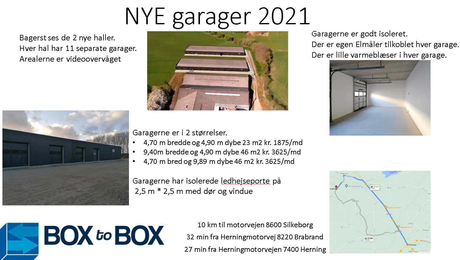 Nye garager - BOX to BOX