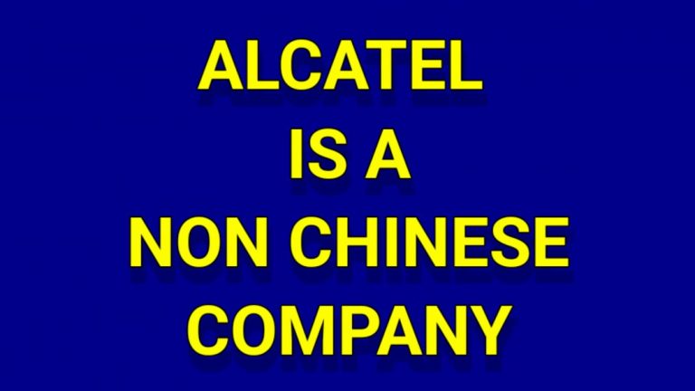 Alcatel is a non-Chinese company you can buy its phones.