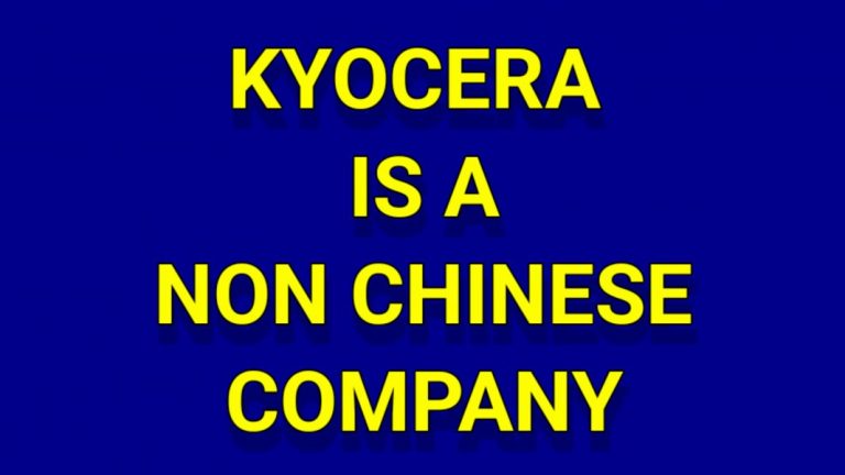 Kyocera is a non-Chinese company you can buy its phones.