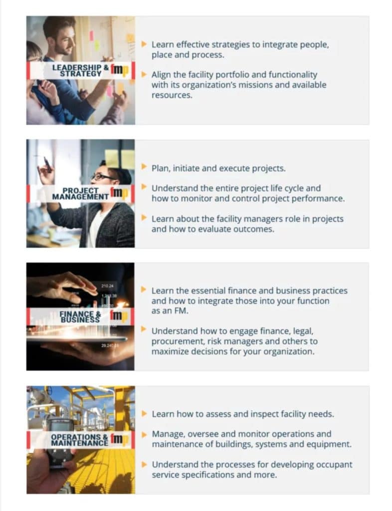 IFMA EMEA ETA Education Training Affiliate Brains and Trees Facility Management Professional