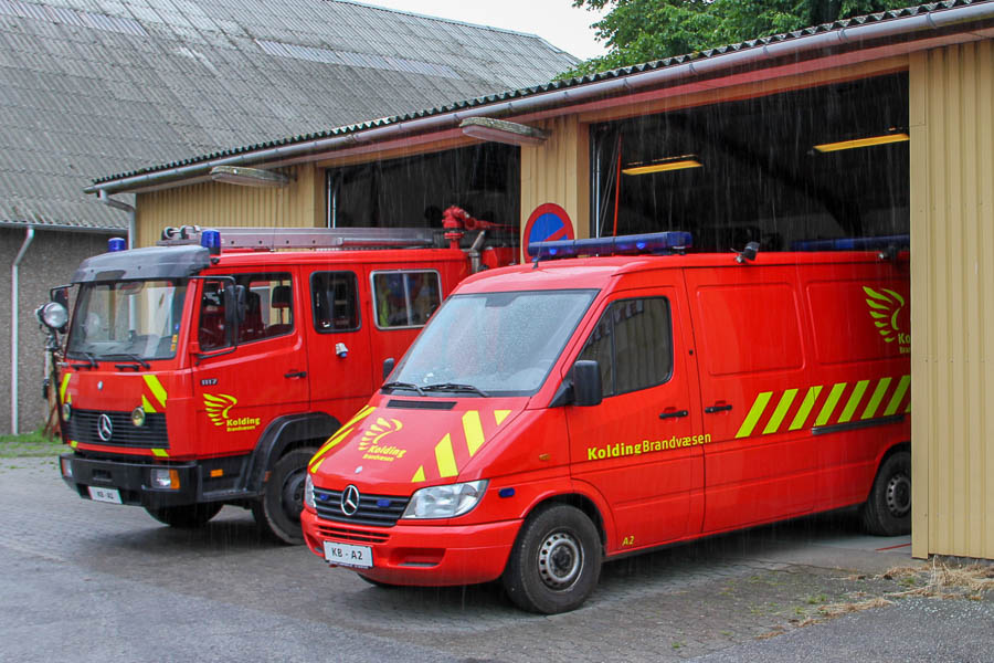 Brandstationen i Aller. Foto: Henning Svensson