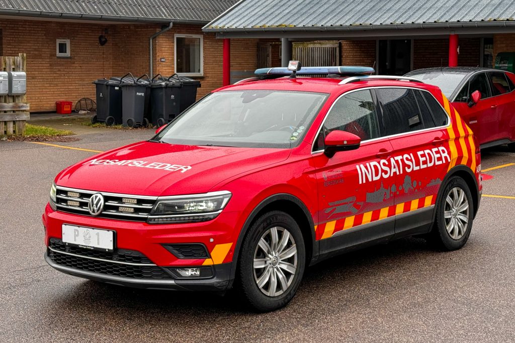 Indsatsledervogn P1 på VW Tiguan. Foto: Henning Svensson