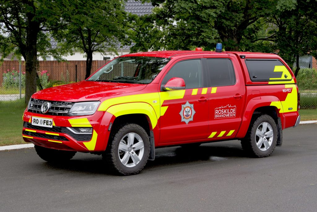 Roskilde FE3, fleksibel enhed på VW Amarok med UHT - ultrahøjtrykssystem. Foto: Henning Svensson