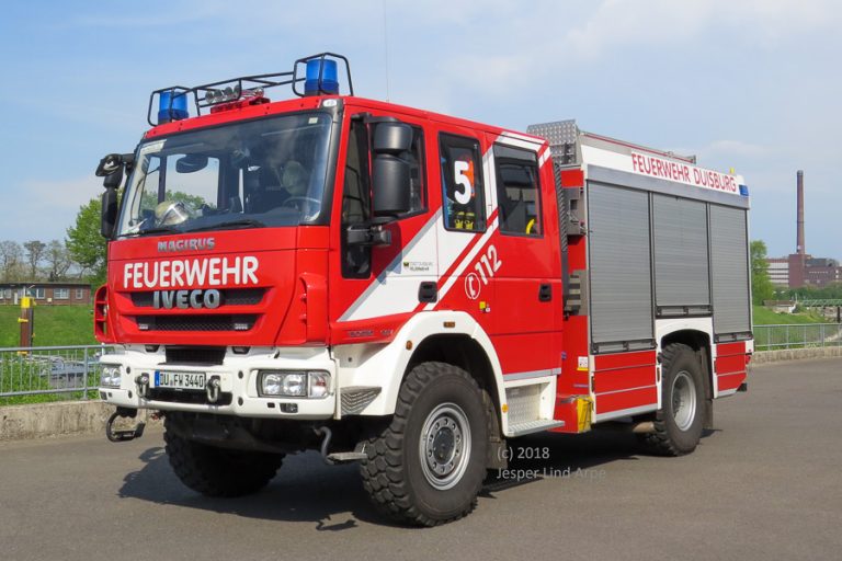 Iveco 4x4 autosprøjte fra Feuerwehr Duisburg