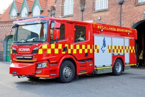 Ny sprøjte bygget af svenske Sala Brand. Foto: Claus Mortensen