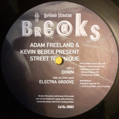 Street Technique - Down / Electra Groove - 12"