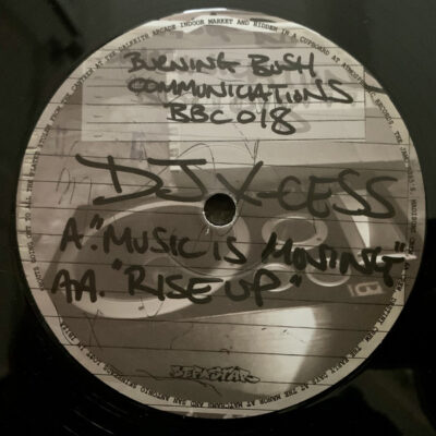 DJ X-Cess - Music Is Moving / Rise Up - 12"
