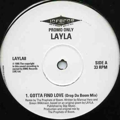 Layla - Gotta Find Love - 12", Promo
