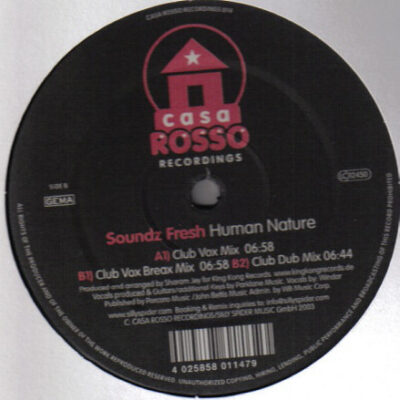 Soundz Fresh - Human Nature - 12"