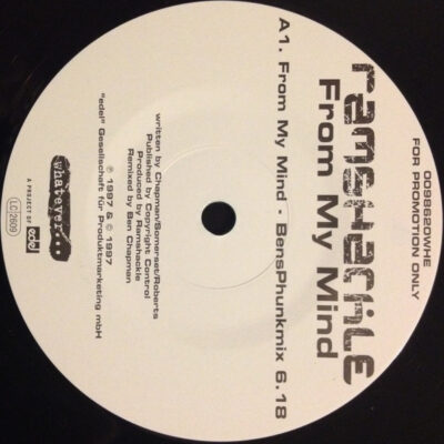 Ramshackle - From My Mind - 12", Promo