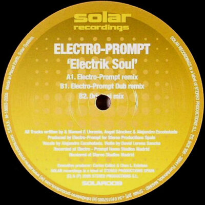 Electro-Prompt - Electrik Soul - 12"