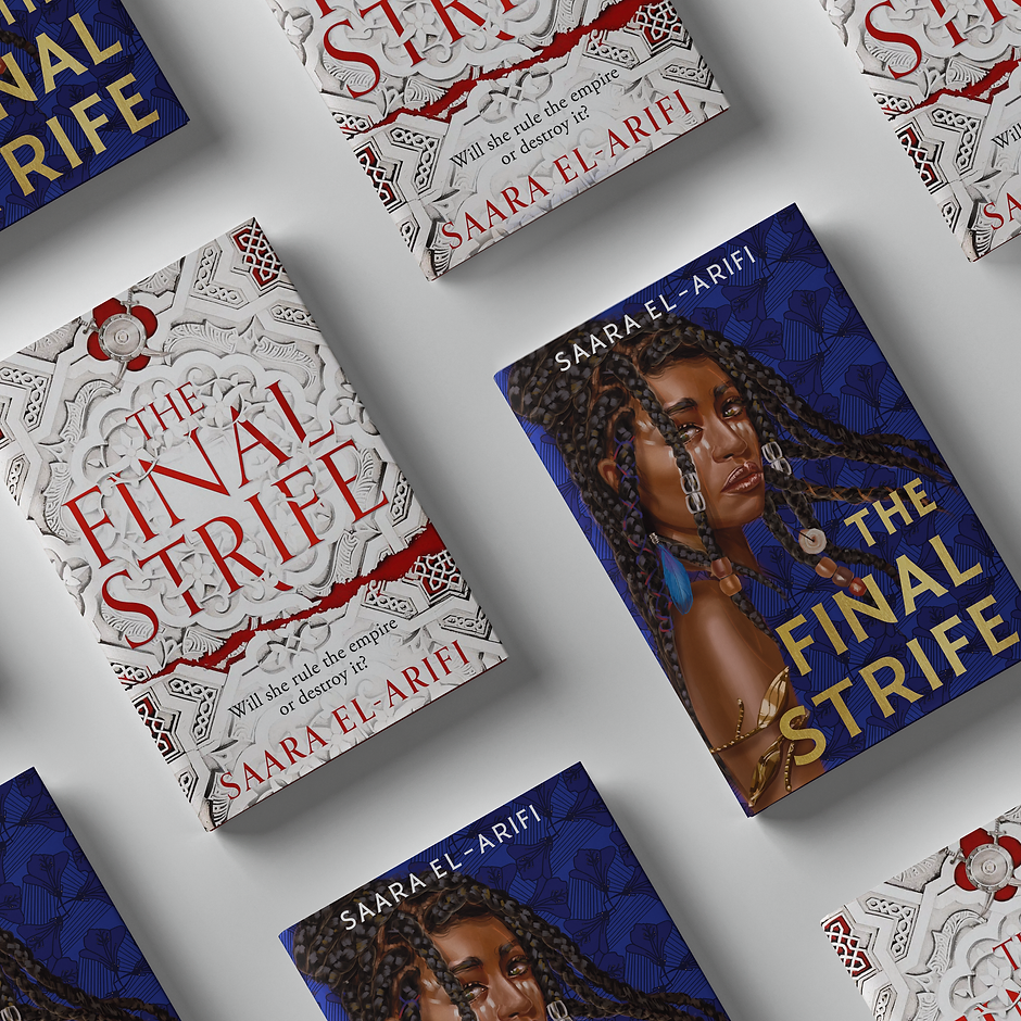 The Final Strife book covers – US and UK editions