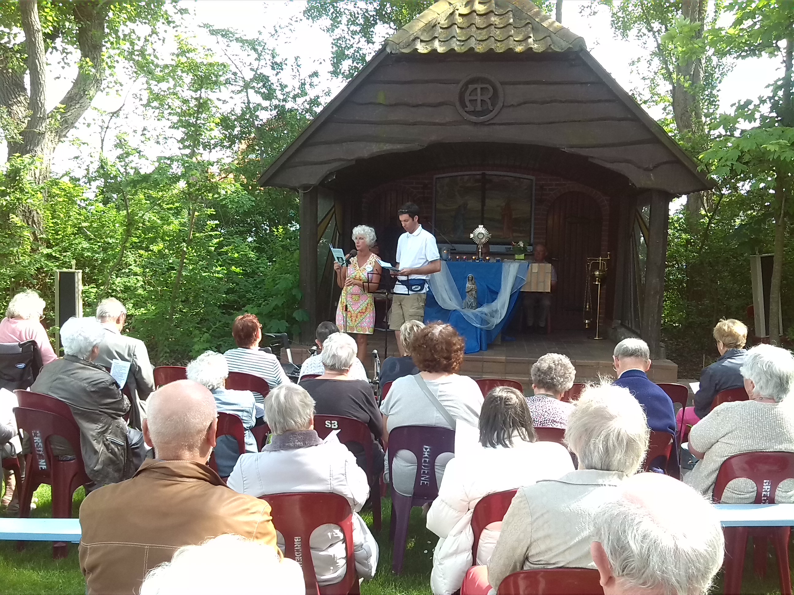 Samana Bredene op bedevaart naar het Visserskapelletje