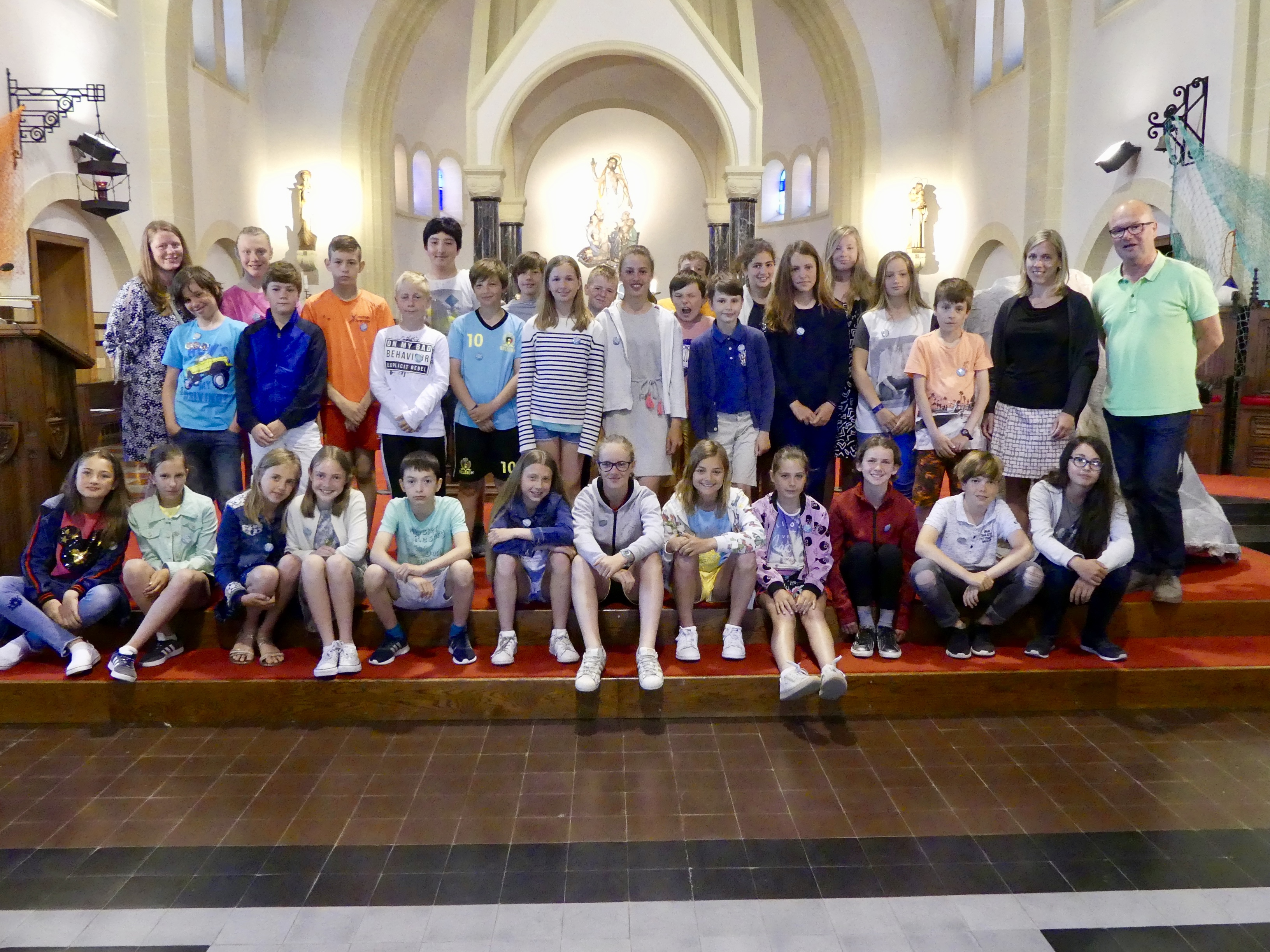 Afscheidsviering in de kerk van St.-Antonius