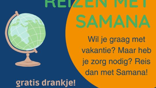 Reizen met Samana – infobeurs in zaal Vuurtoren