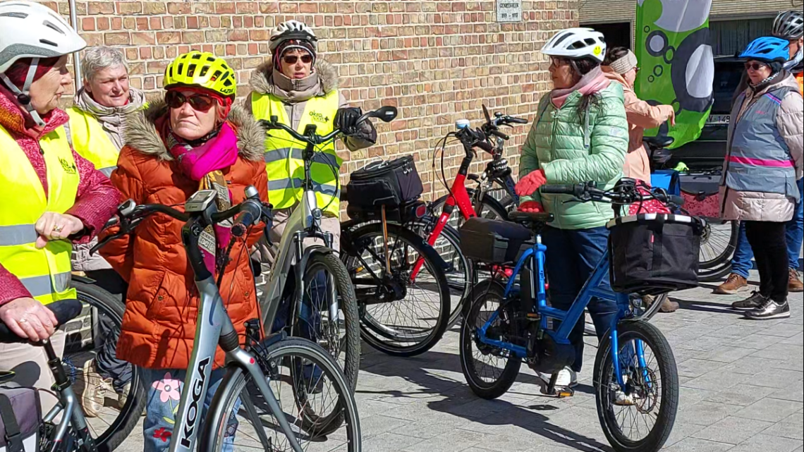 Workshop veilig elektrisch fietsen bij OKRA-Bredene