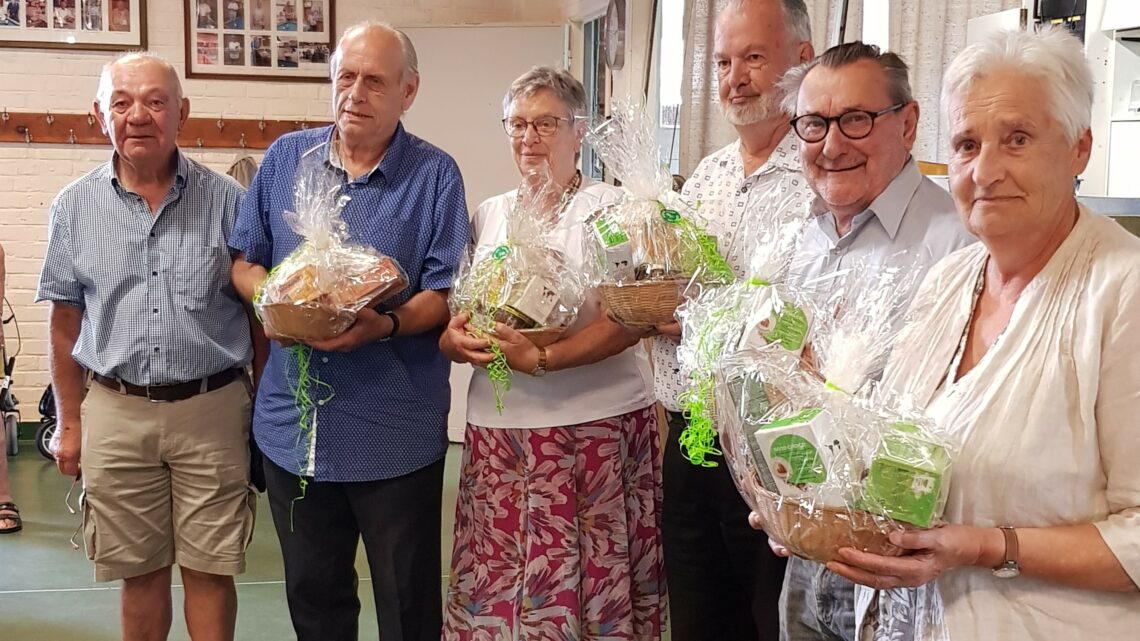 Kampioenen bij kaarters en bolders OKRA-Bredene