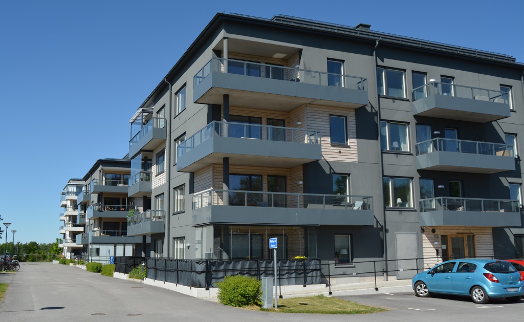 Bostadsrättsföreningens tre hus